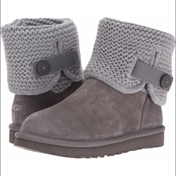 UGG Shoes - Grey Shaina UGG Boots